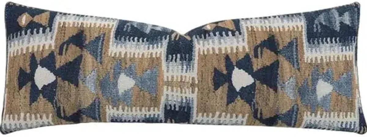 Henry Long Lumbar Pillow - Graphic Dusk