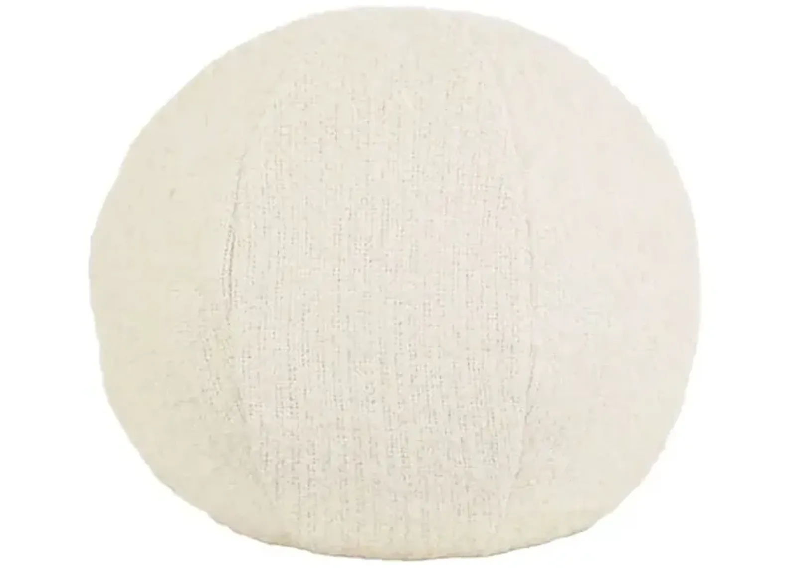 Aspen Alpaca Wool Boucle Ball Pillow