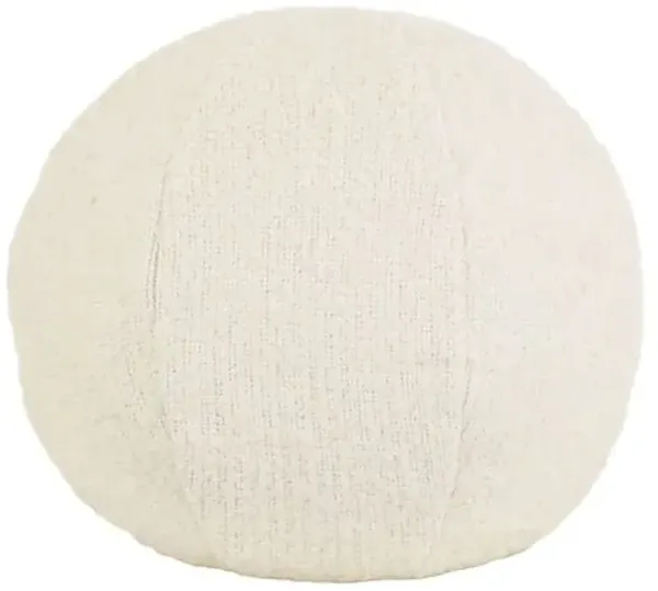 Aspen Alpaca Wool Boucle Ball Pillow