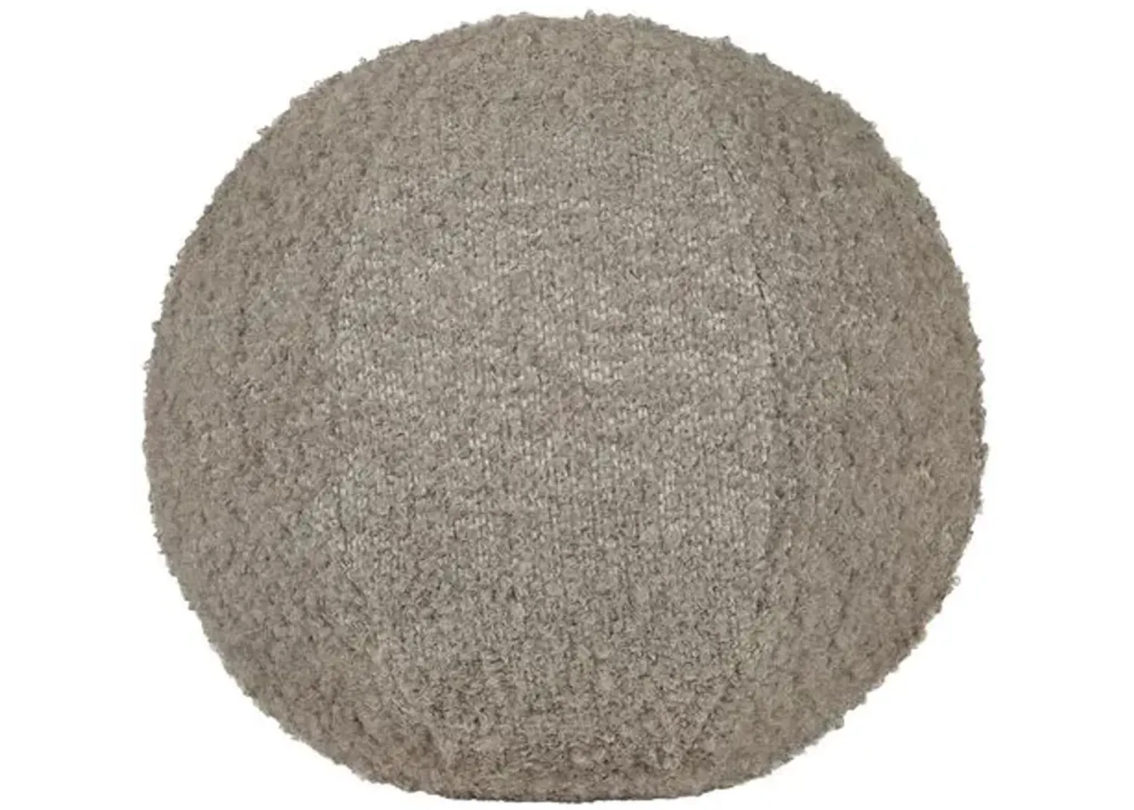 Aspen Alpaca Wool Boucle Ball Pillow