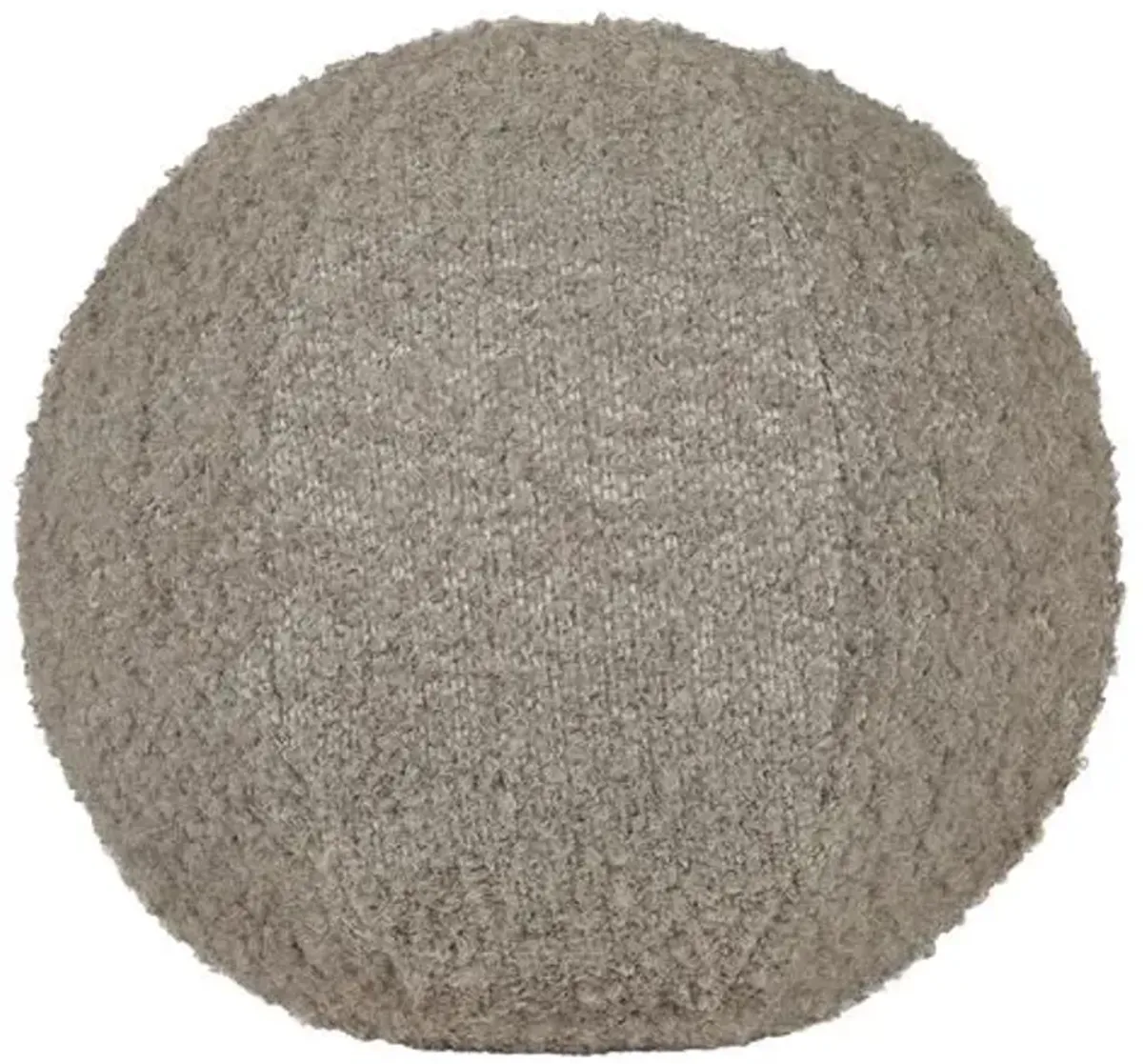 Aspen Alpaca Wool Boucle Ball Pillow