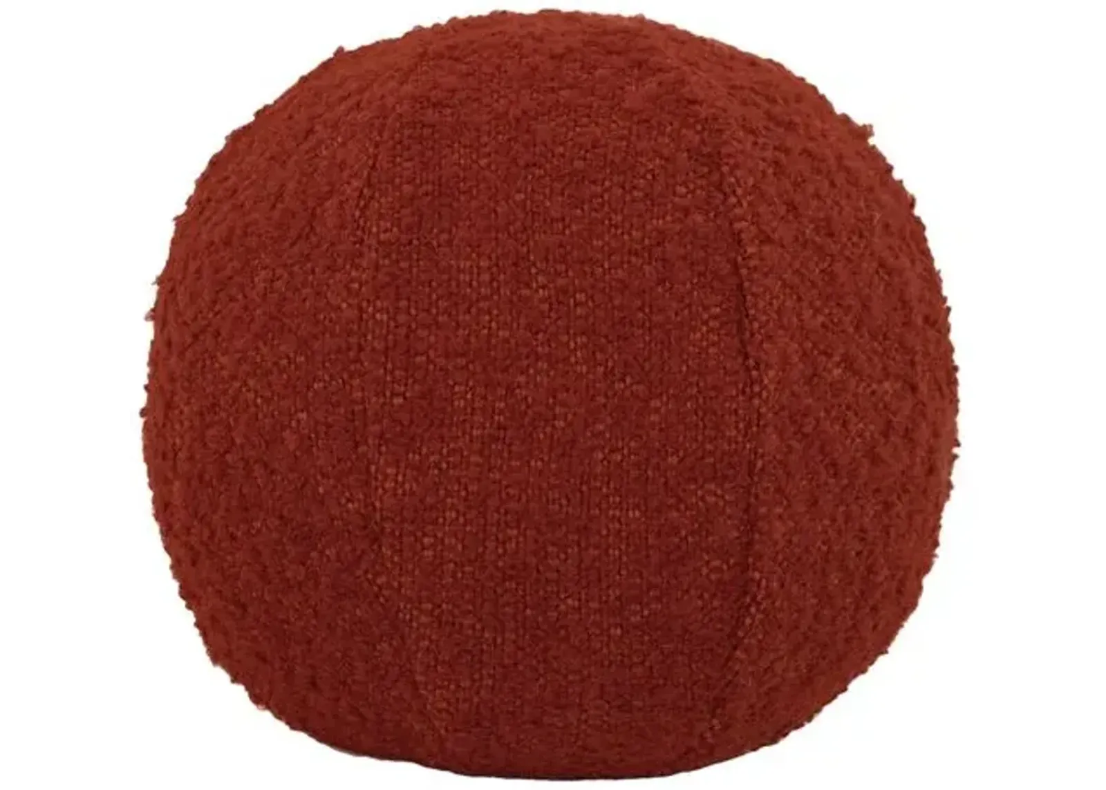 Aspen Alpaca Wool Boucle Ball Pillow