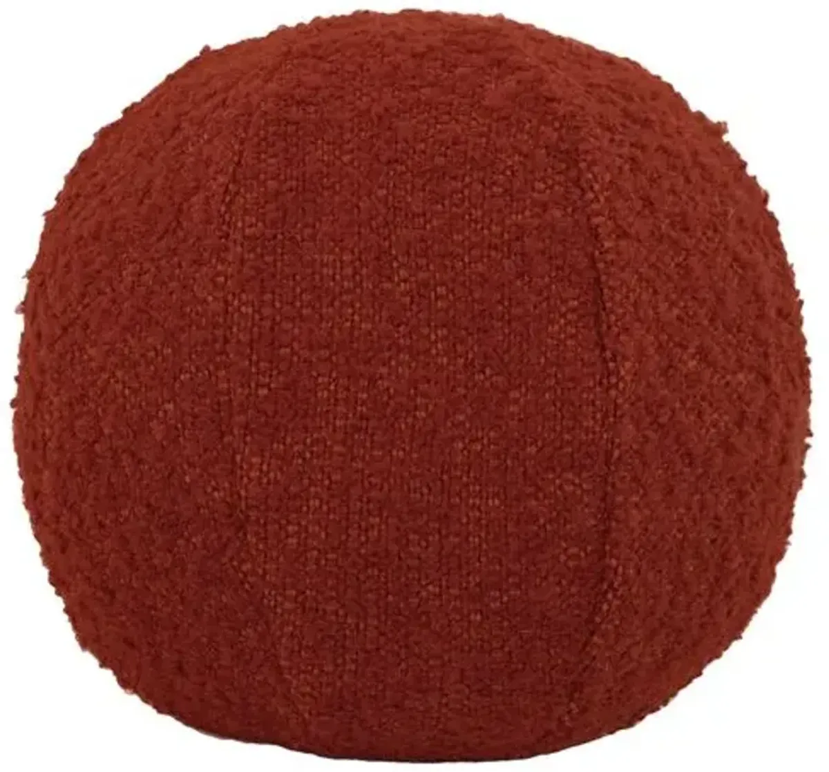 Aspen Alpaca Wool Boucle Ball Pillow