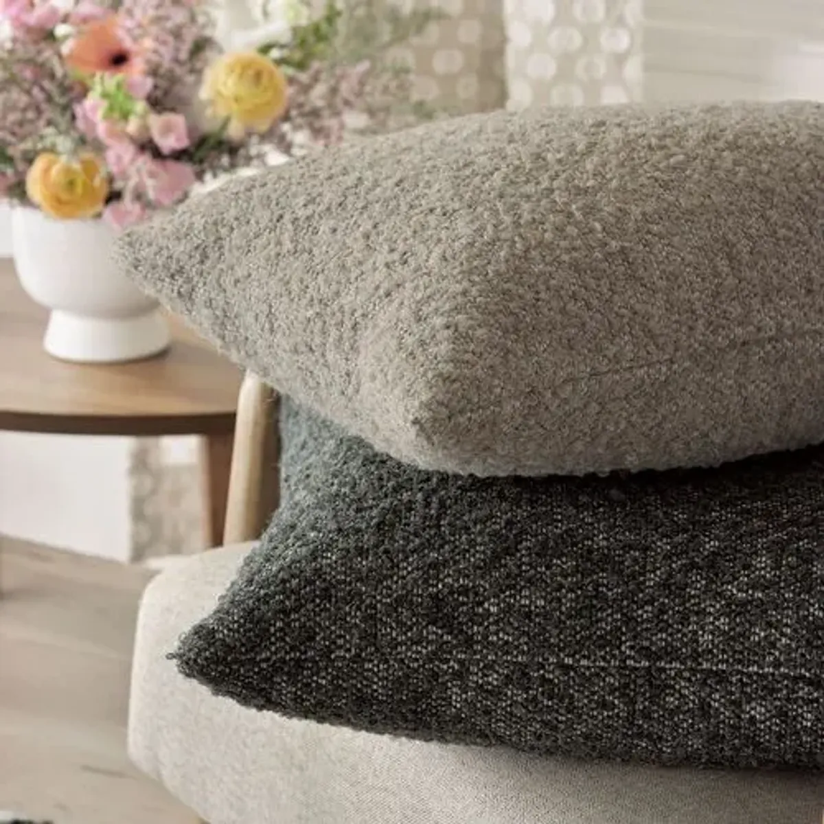 Aspen Alpaca Wool Boucle Pillow