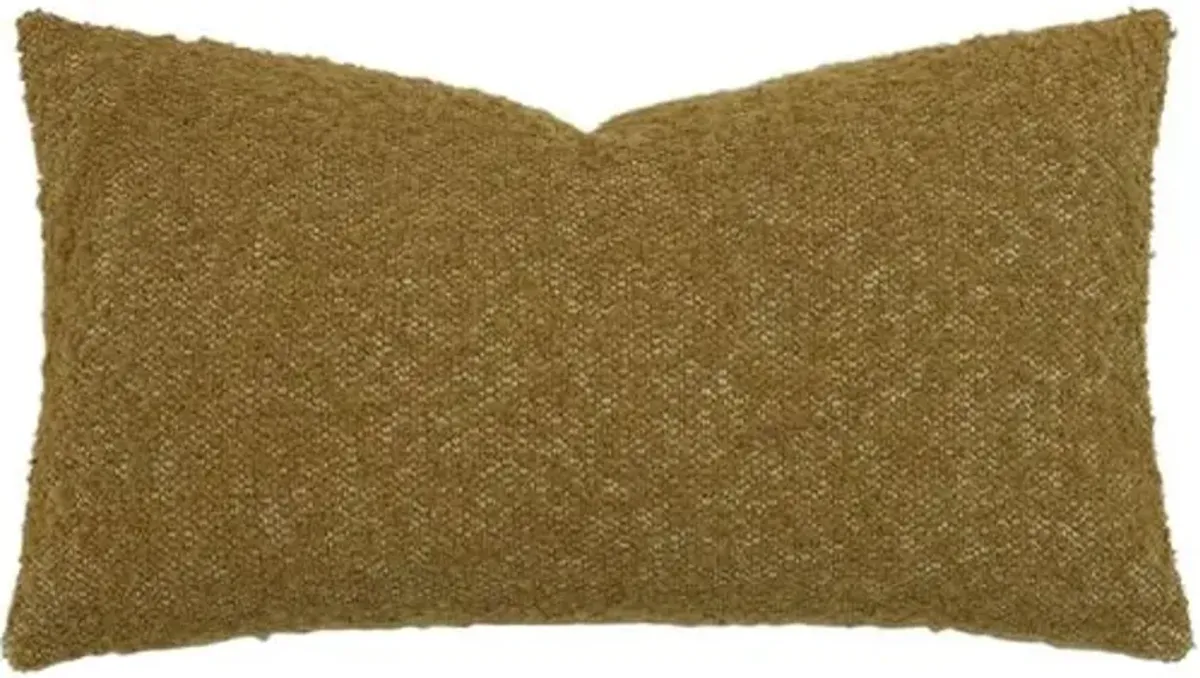 Aspen Alpaca Wool Boucle Lumbar Pillow