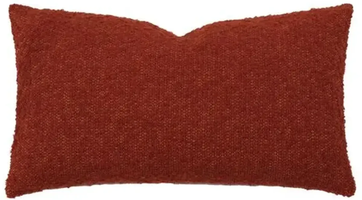 Aspen Alpaca Wool Boucle Lumbar Pillow