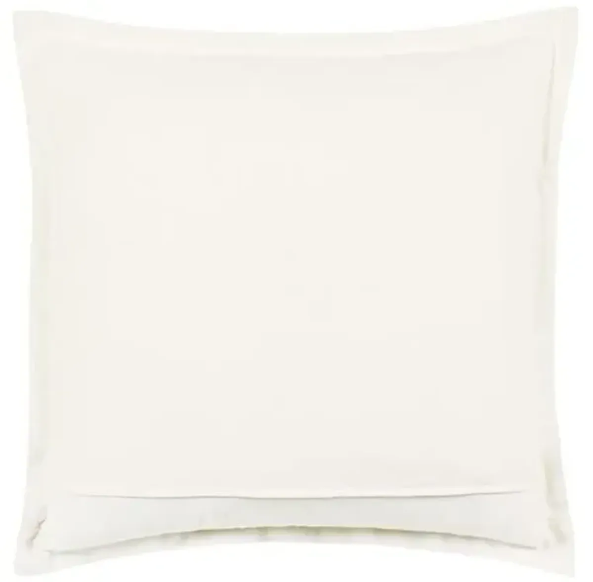 Harlen Pinstripe Flange Pillow - Latte/Ivory