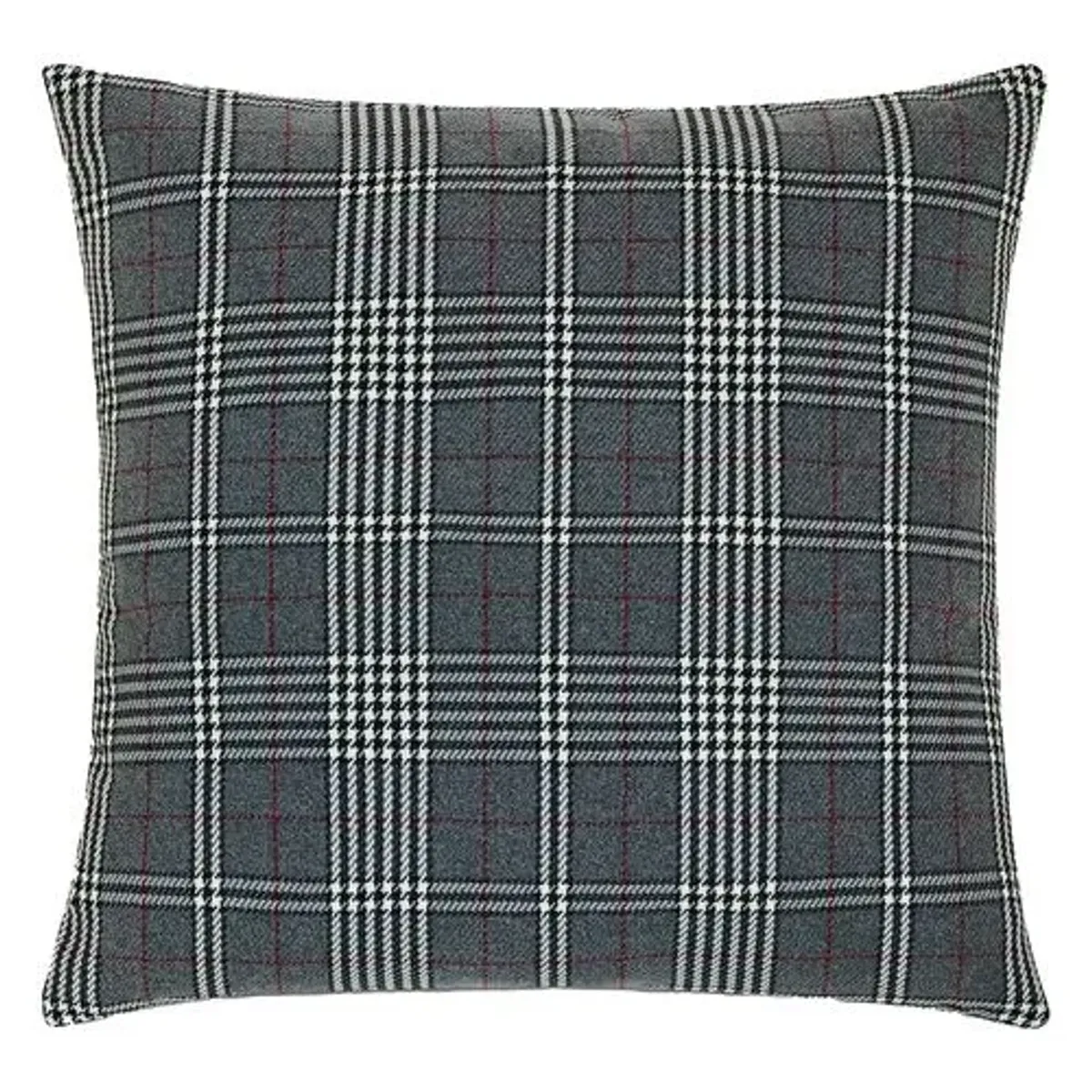 Carrie Plaid Pillow - Gray