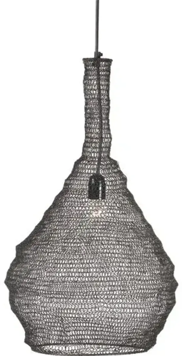 Lea Iron Pendant - Black