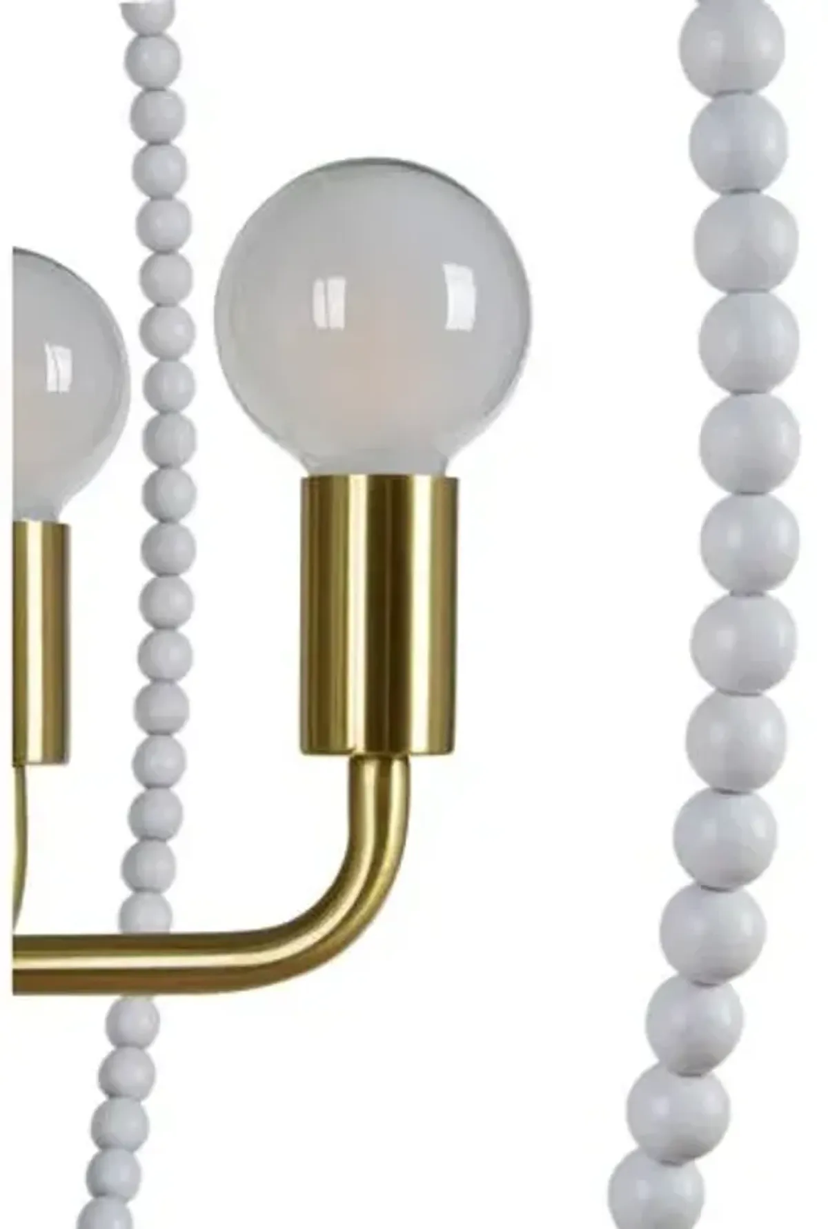 Mystral Beaded Ceiling Chandelier - White