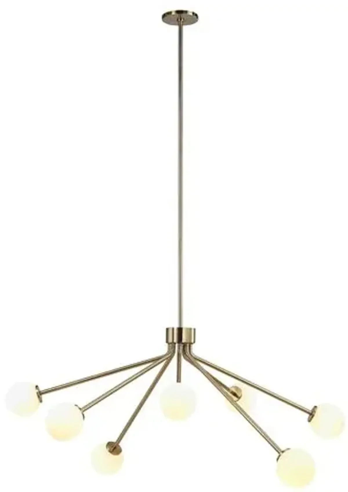 Ty Ceiling Chandelier - Champagne - Yellow