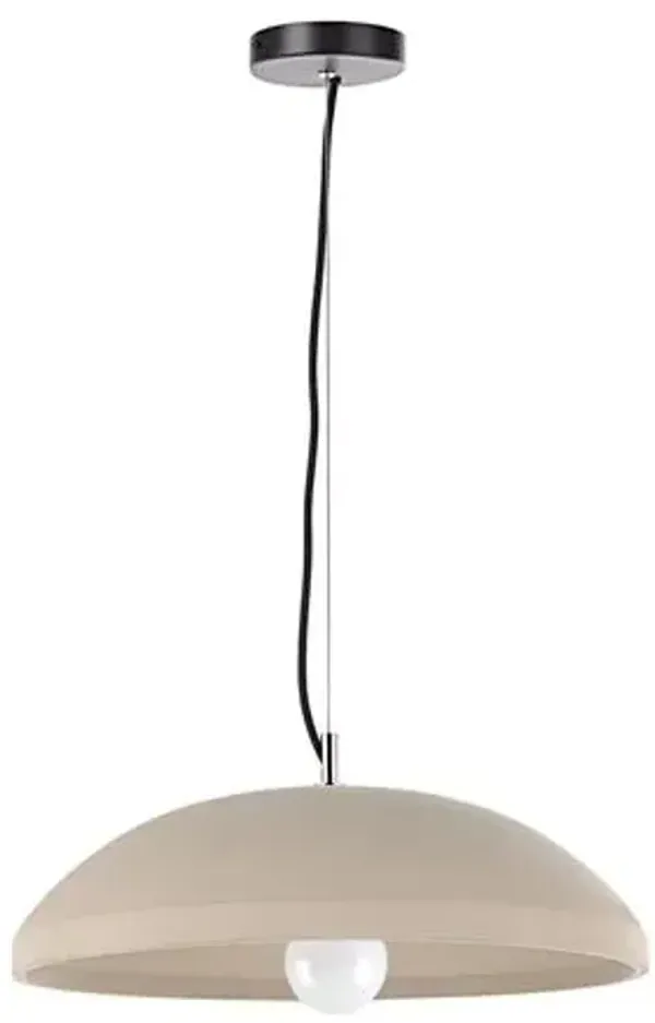 Lysander Concrete Pendant - Cream - Beige