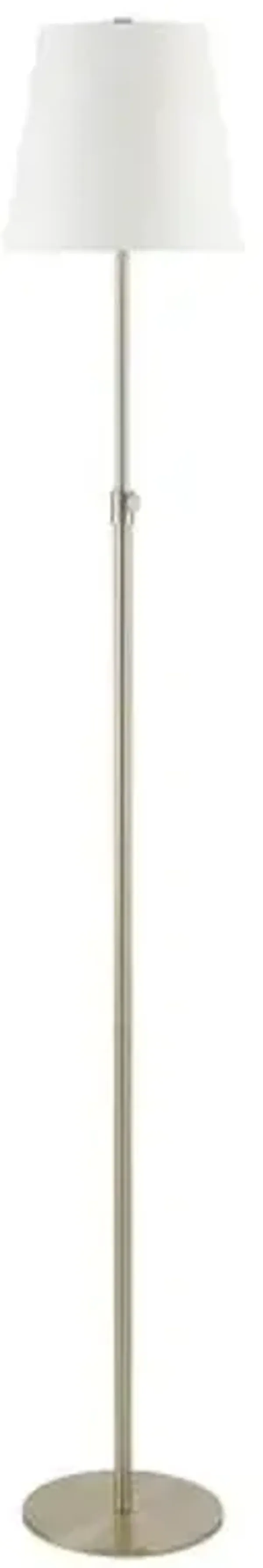 Endymion Floor Lamp - Antique Brass/White
