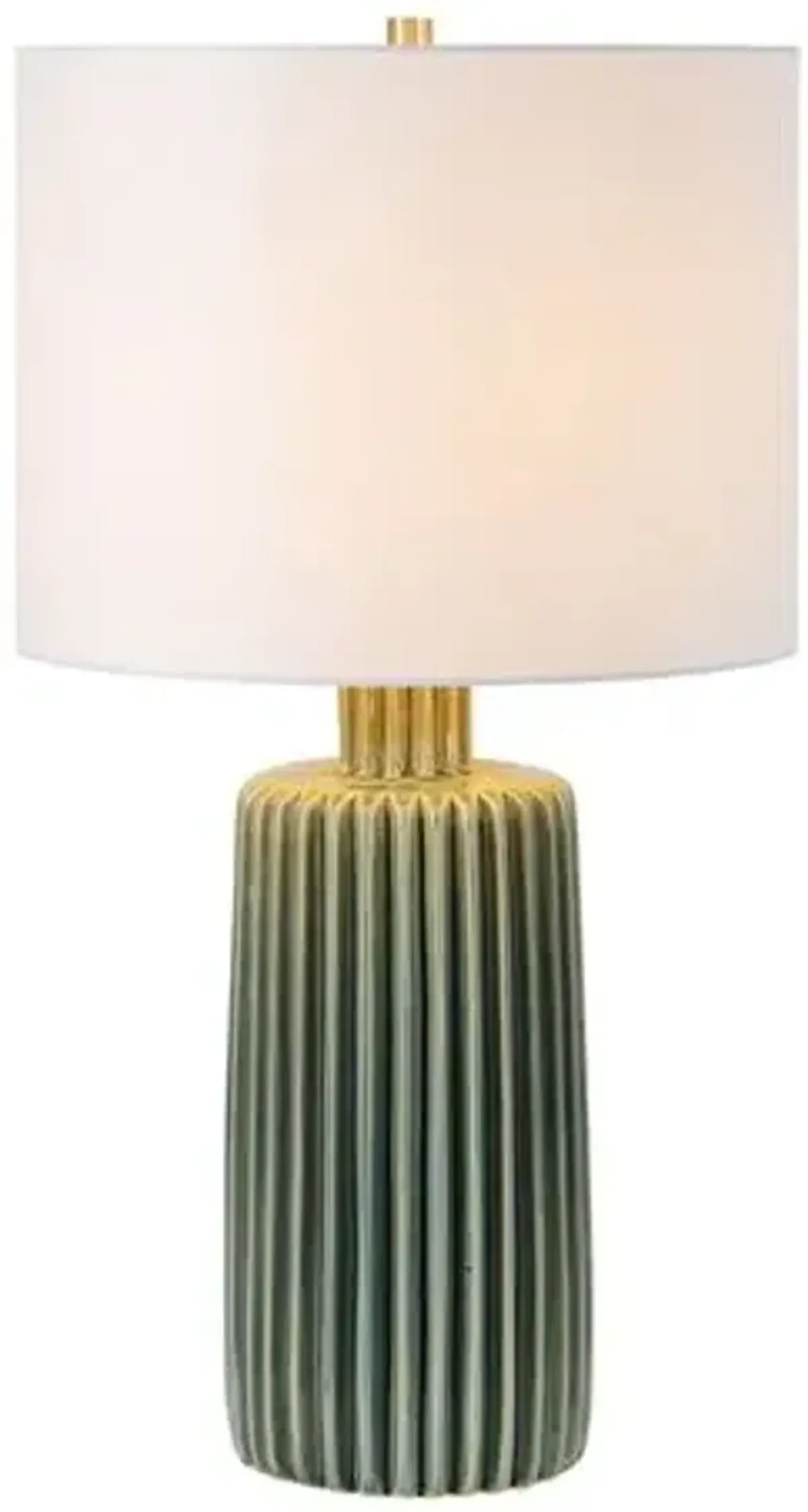 Sequoia Ceramic Table Lamp - Olive - Green