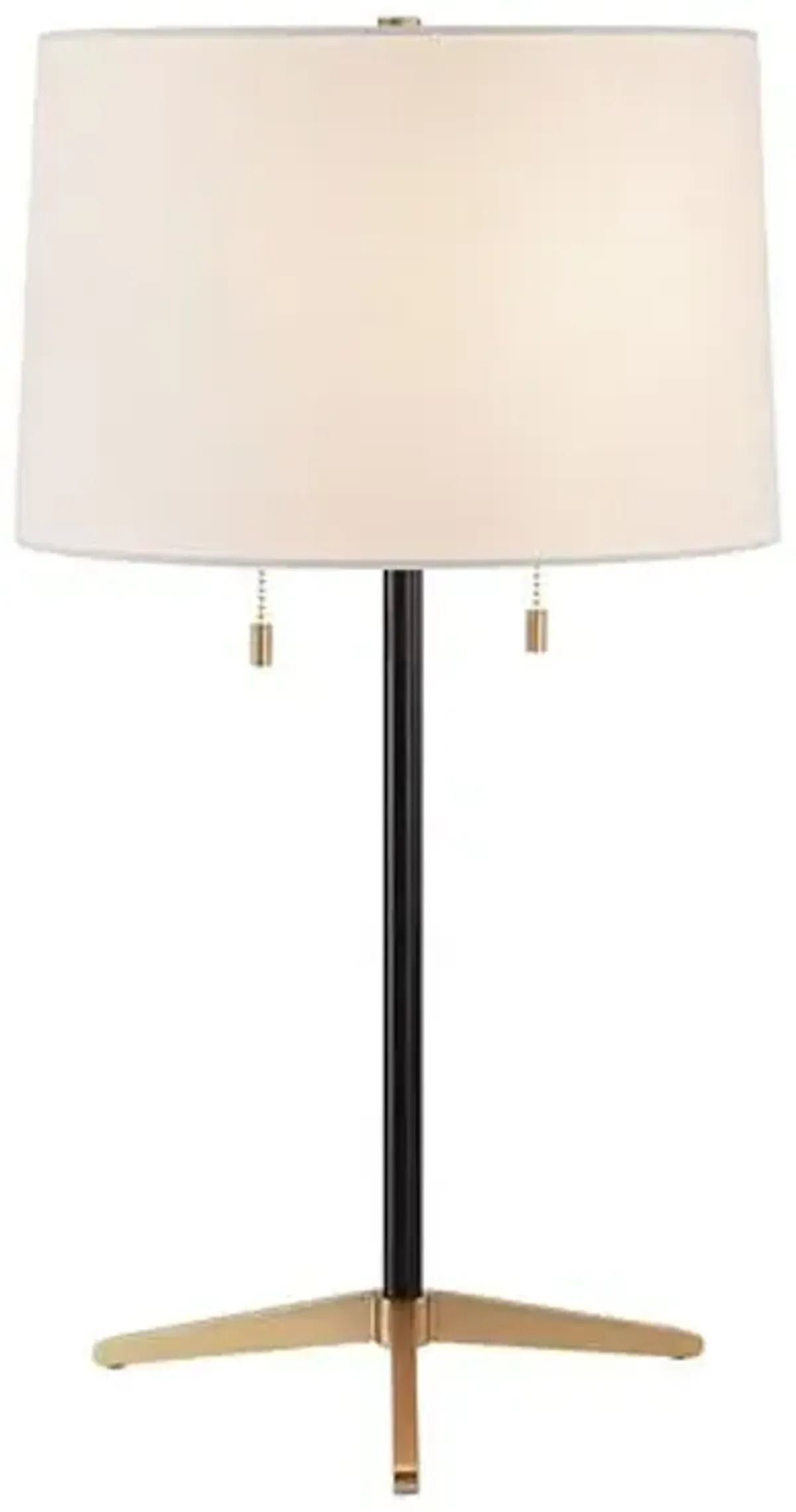 Set of 2 Meliora Table Lamps - Black/Brass