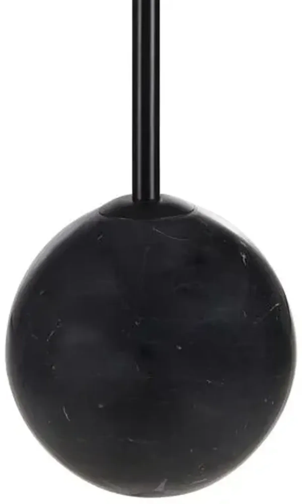 Set of 2 Camilla Marble Table Lamps - Black