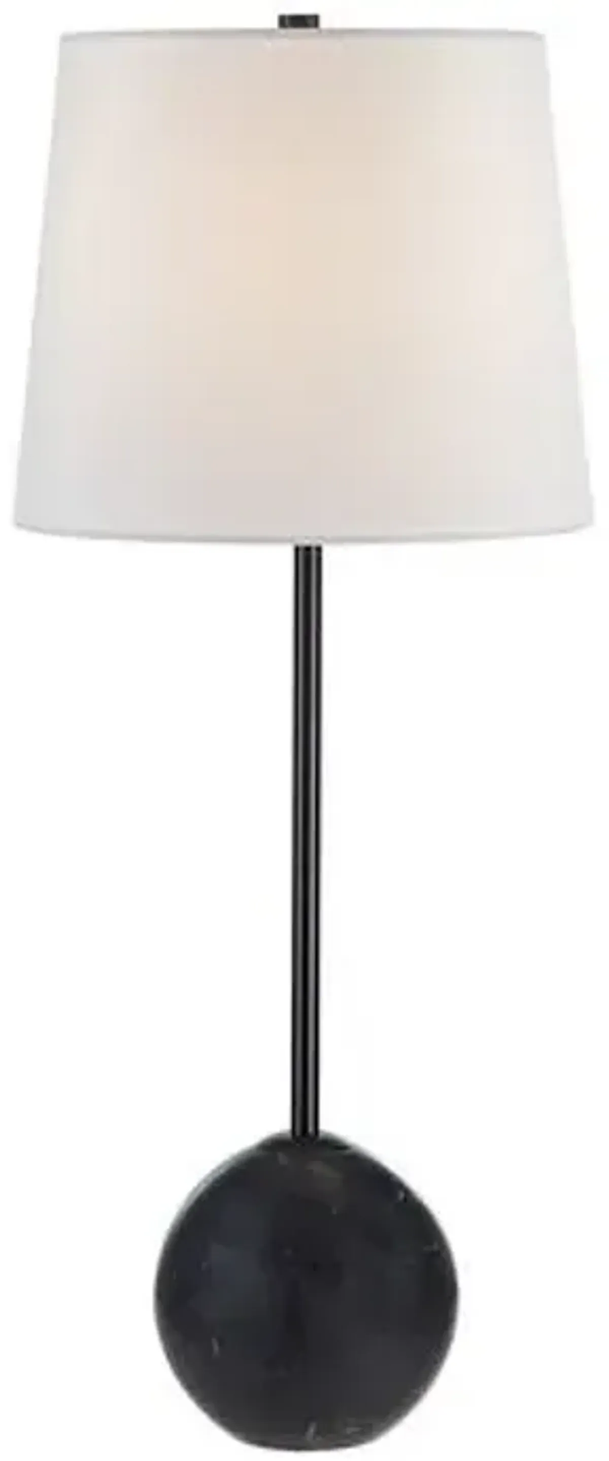 Set of 2 Camilla Marble Table Lamps - Black