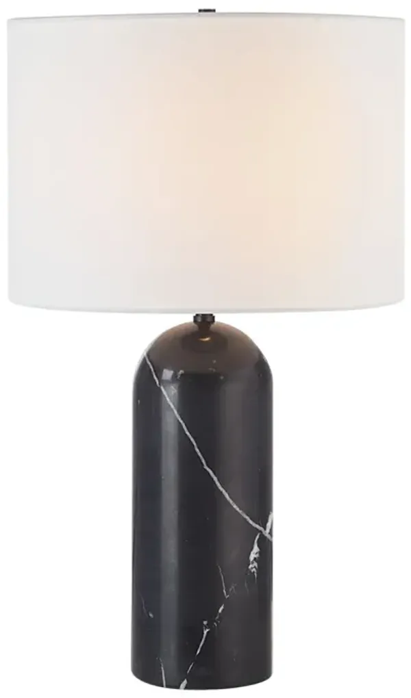 Icarus Marble Table Lamp - Matte Black
