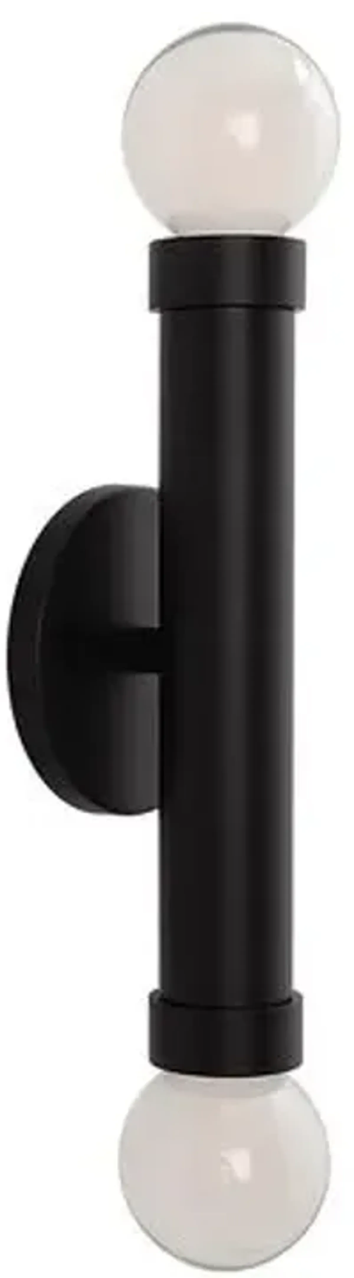 Evandra 2-Light Wall Sconce - Black