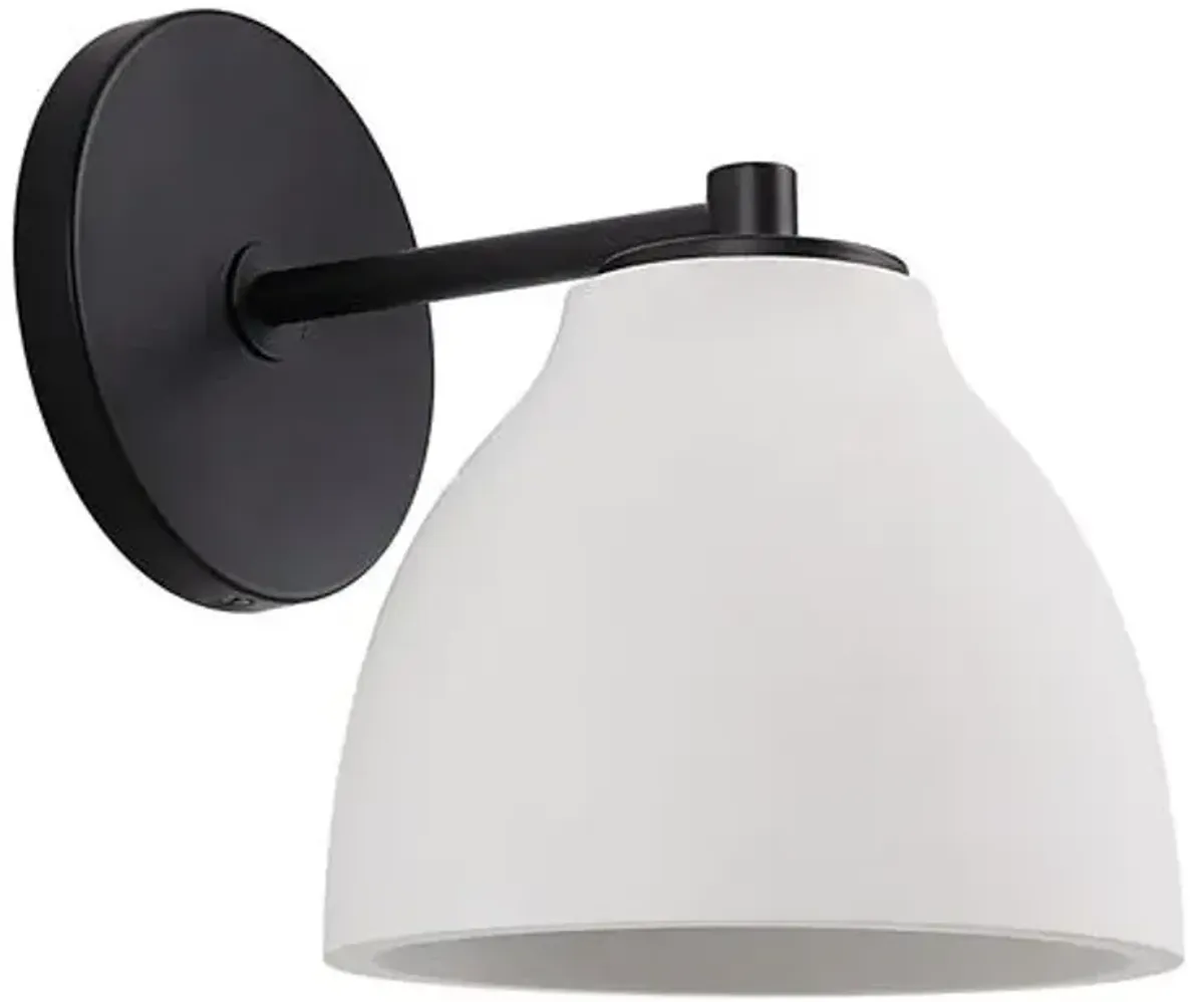 Saphira Concrete Wall Sconce - Black