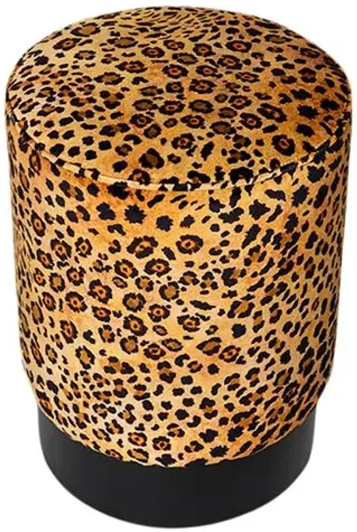 Safari Spot Velvet Pouf - Gold - Ngala Trading Co.