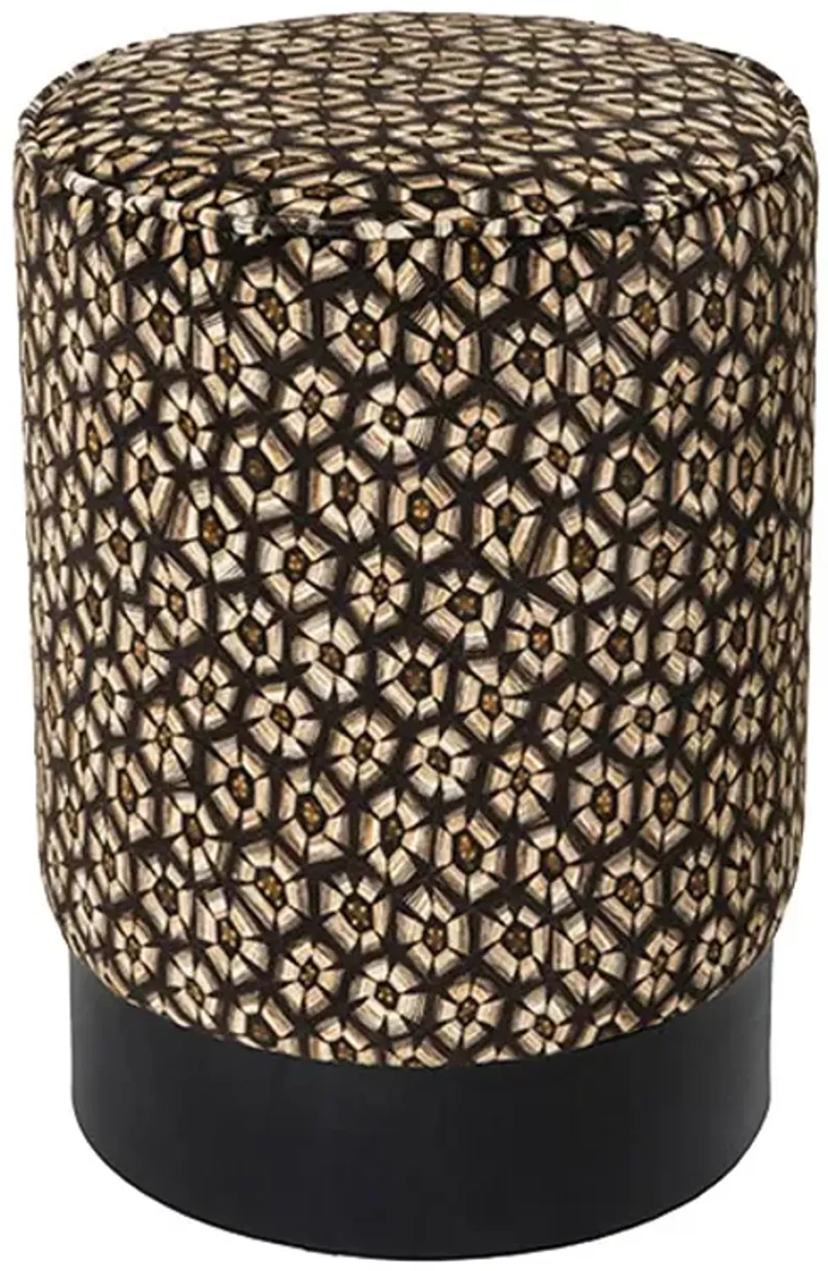 Thanda Tortoise Velvet Pouf