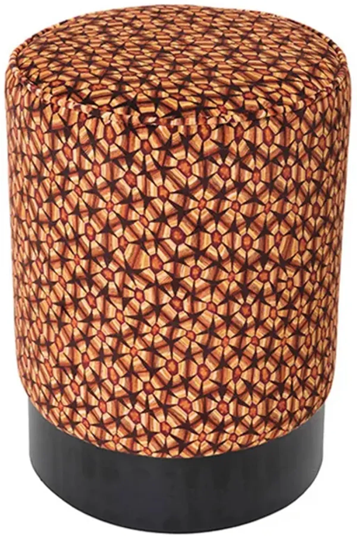 Thanda Tortoise Velvet Pouf