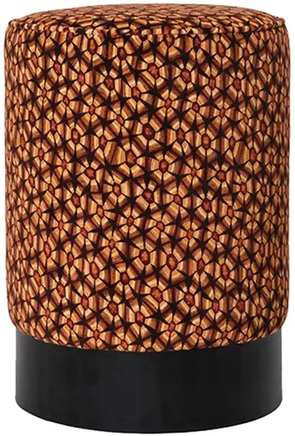 Thanda Tortoise Velvet Pouf