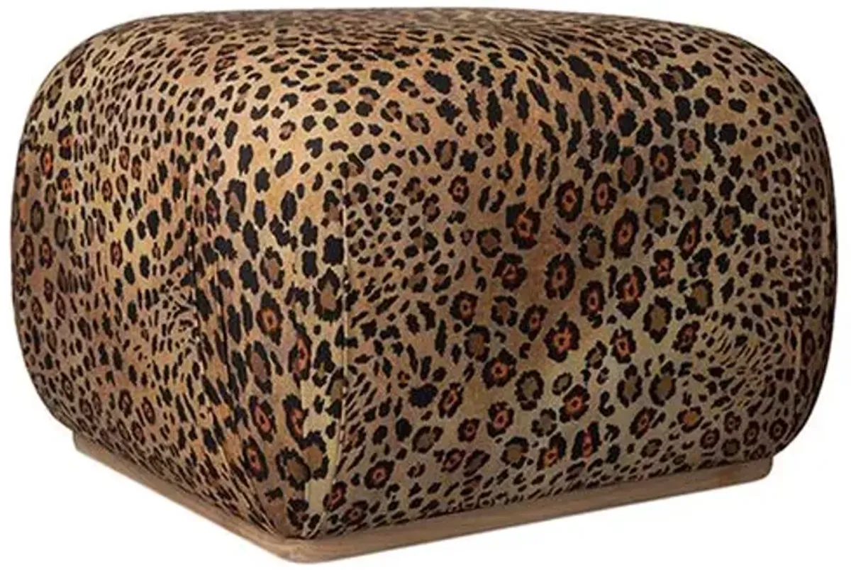 Nyala Safari Spot Ottoman - Gold - Ngala Trading Co.