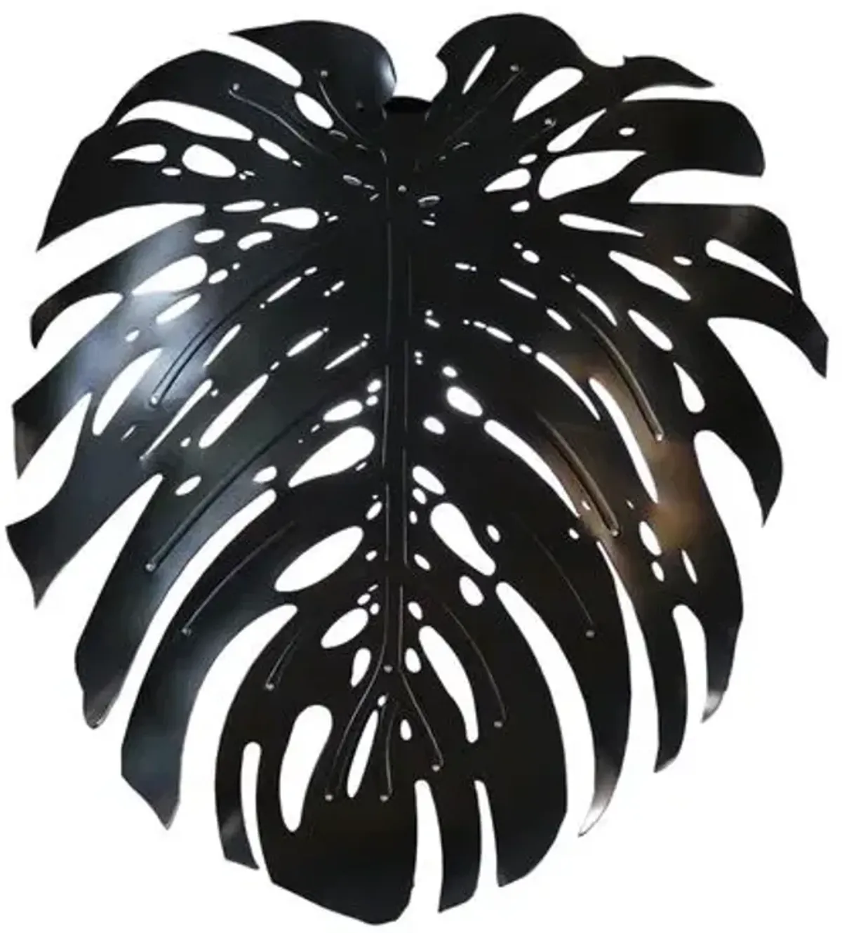 Delicious Palm Leather Wall Sconce - Ngala Trading Co. - Black