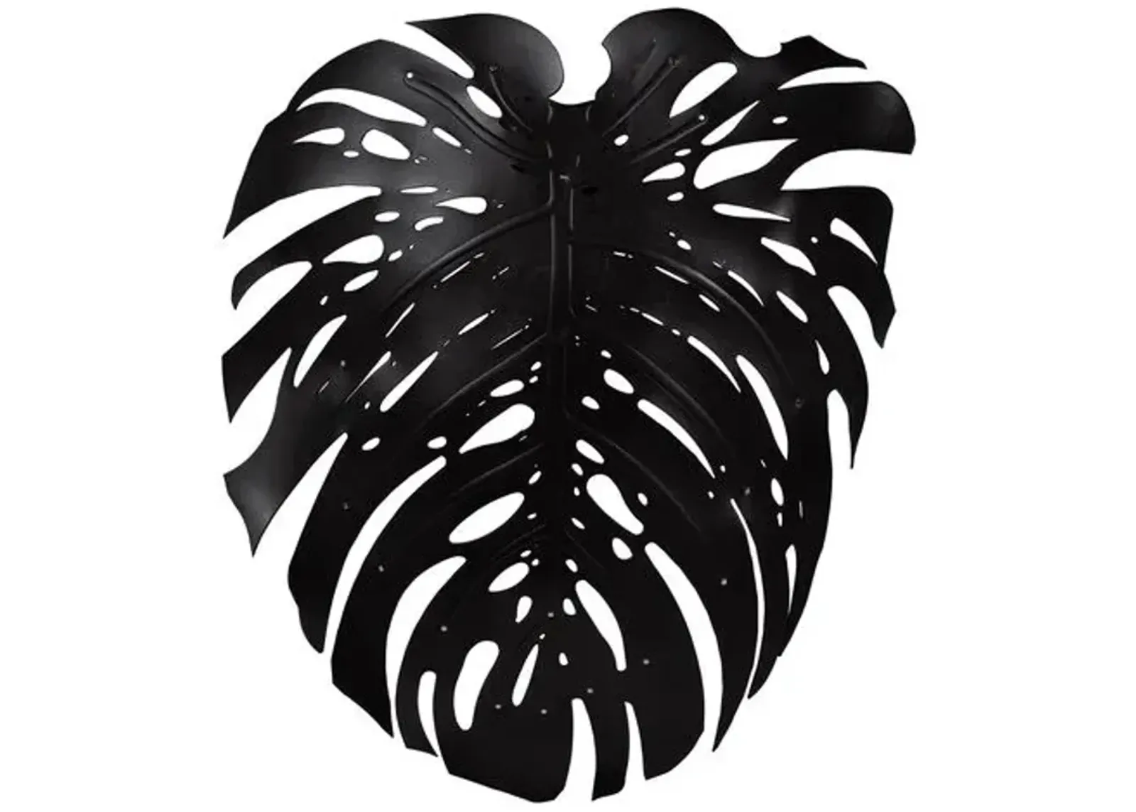 Delicious Palm Leather Wall Sconce - Ngala Trading Co. - Black