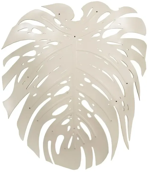 Delicious Monstera Leather Wall Sconce - Ngala Trading Co. - Ivory