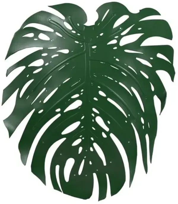Delicious Monstera Leather Wall Sconce - Ngala Trading Co. - Green