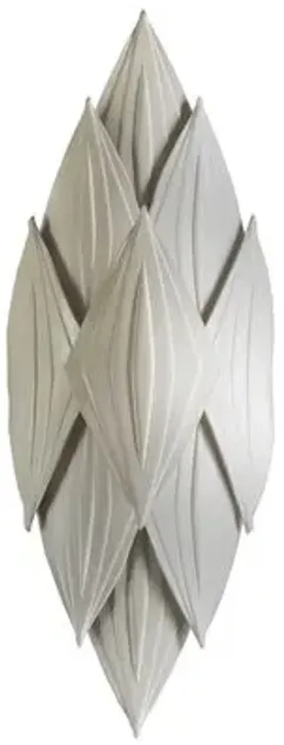 Mamba Embossed Leather Wall Sconce - Ngala Trading Co. - Ivory