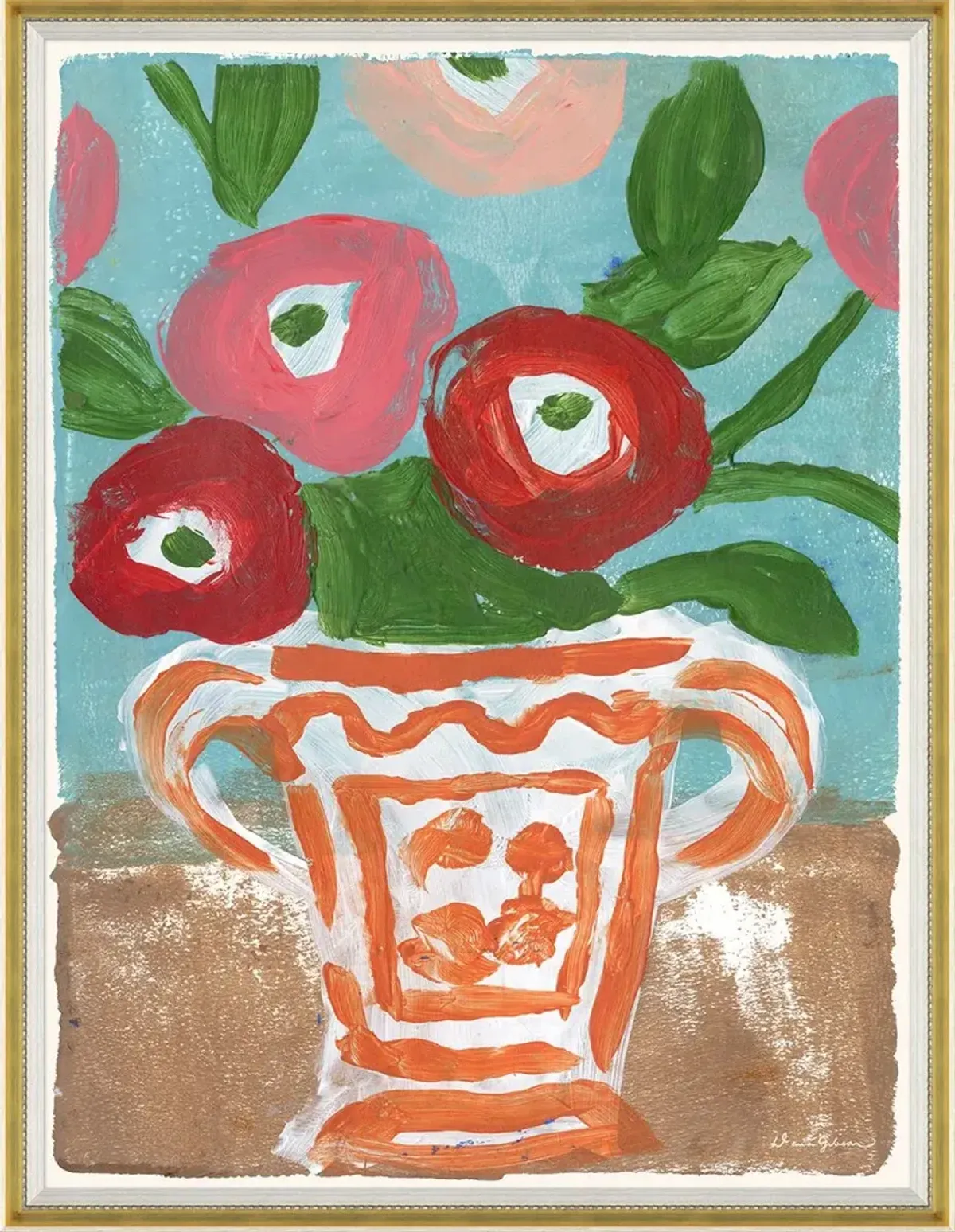 Orange Vase
