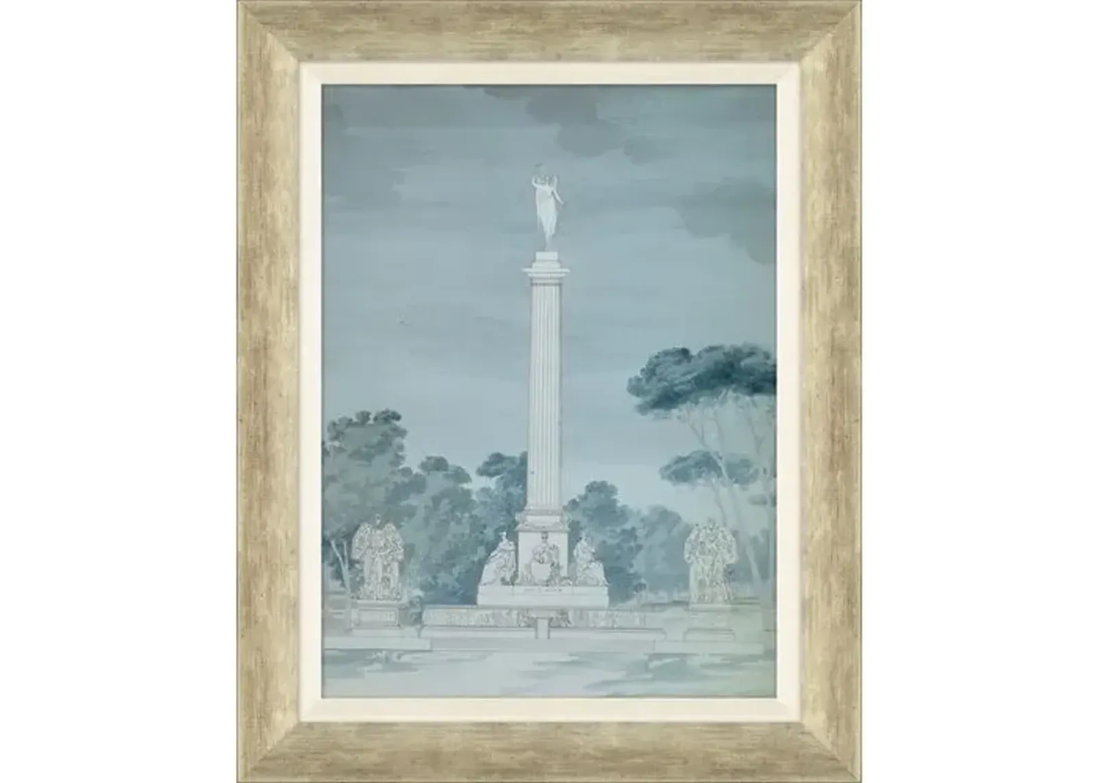 Drawing of Memorial - Soicher Marin - Blue