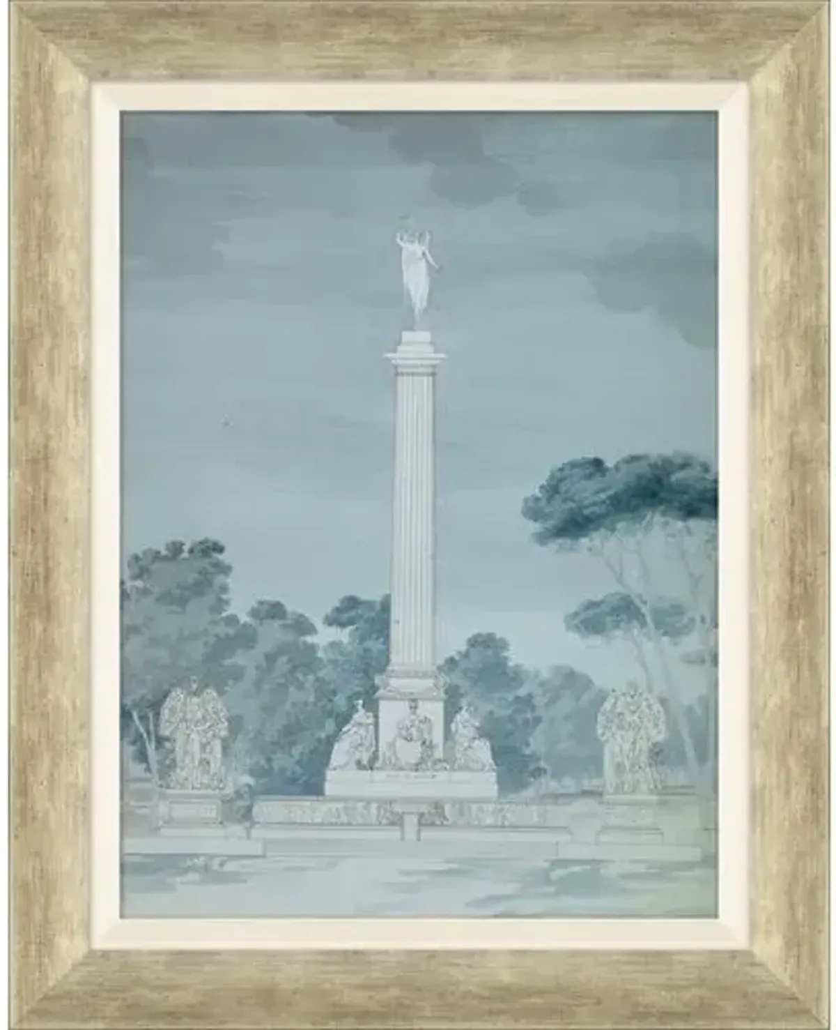 Drawing of Memorial - Soicher Marin - Blue