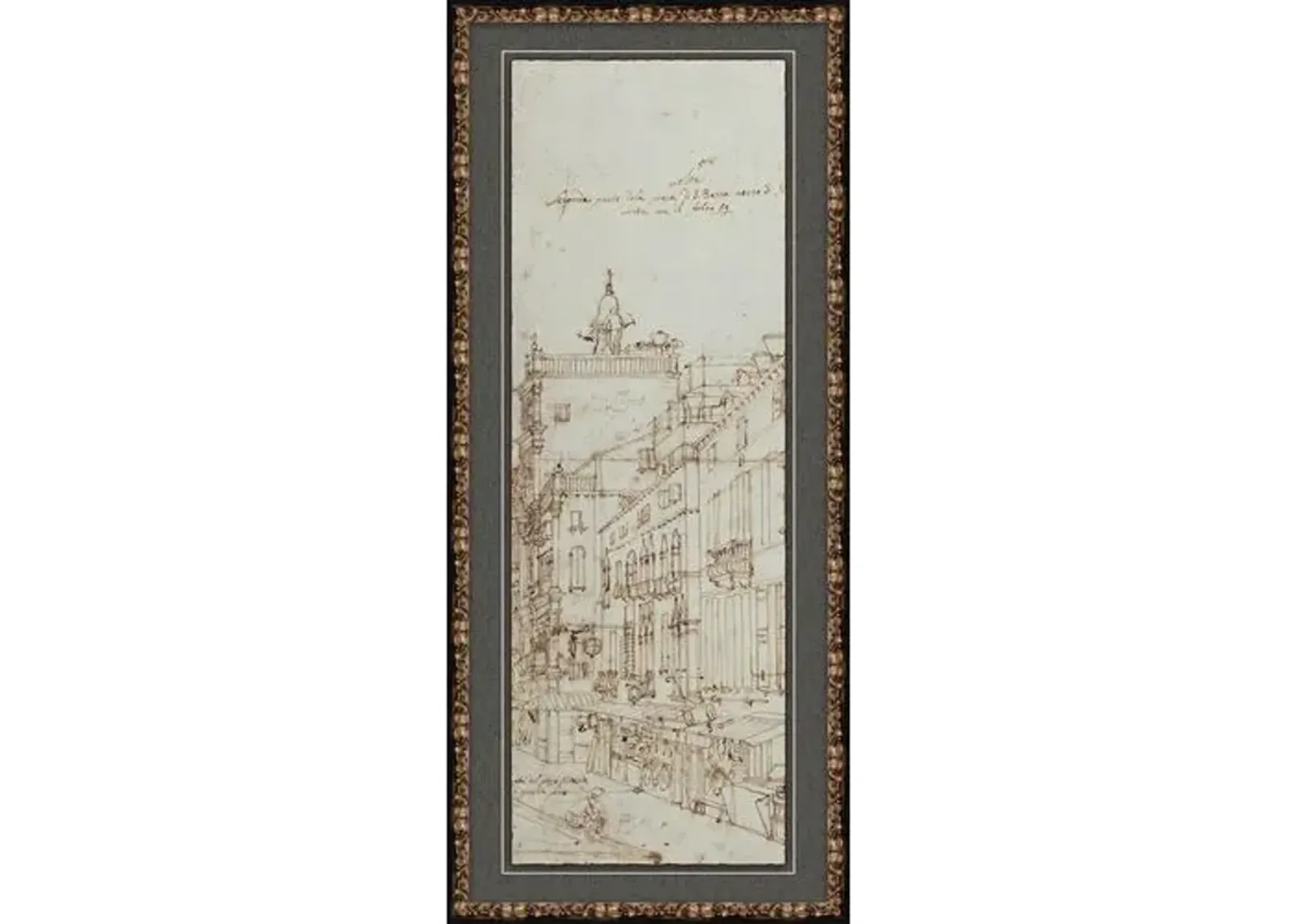 Canaletto Drawing - Soicher Marin - Brown