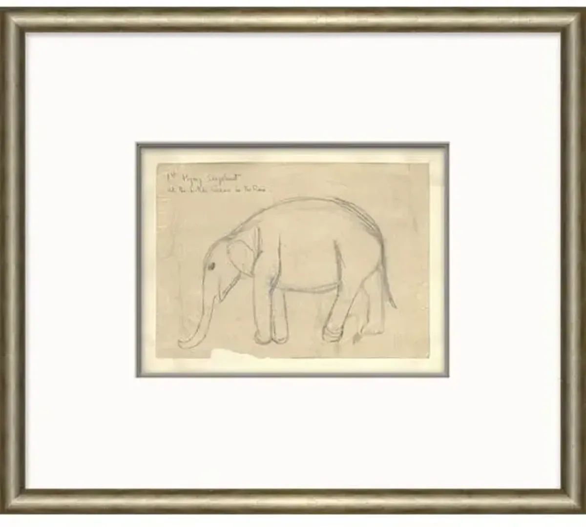 At the Zoo Sketch Series - Elephant - Soicher Marin - Brown