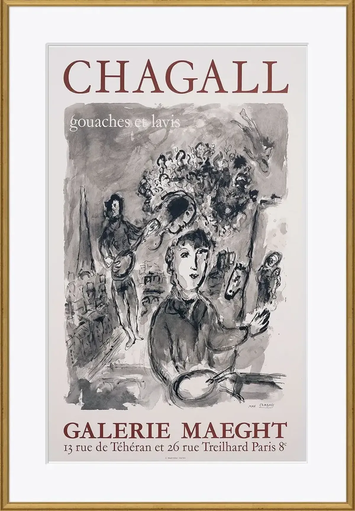 Chagall, Gouaches Et Lavis
