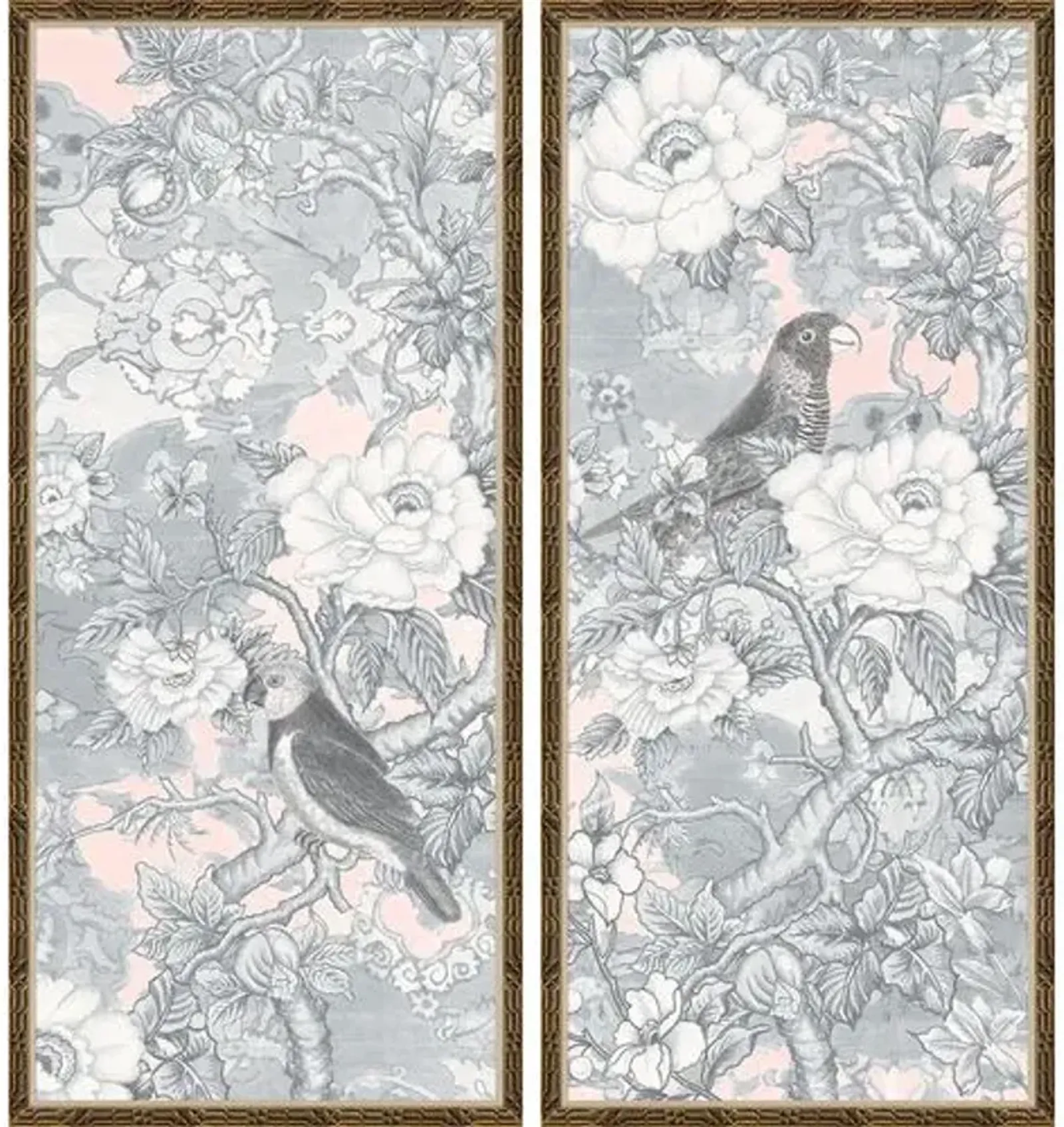 Fantasy Panels II - Grey & Pink - Soicher Marin