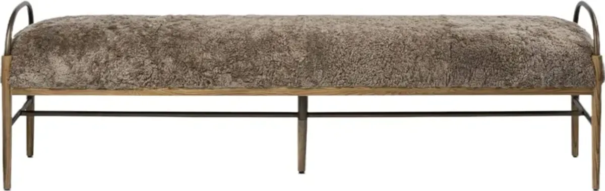 Demi Iron Accent Bench