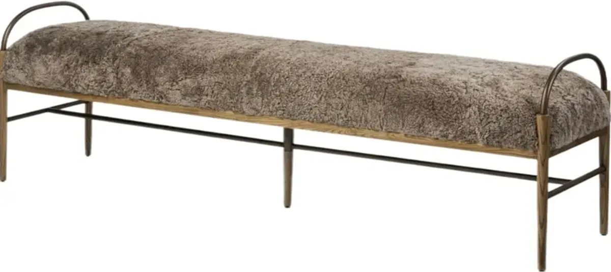 Demi Iron Accent Bench