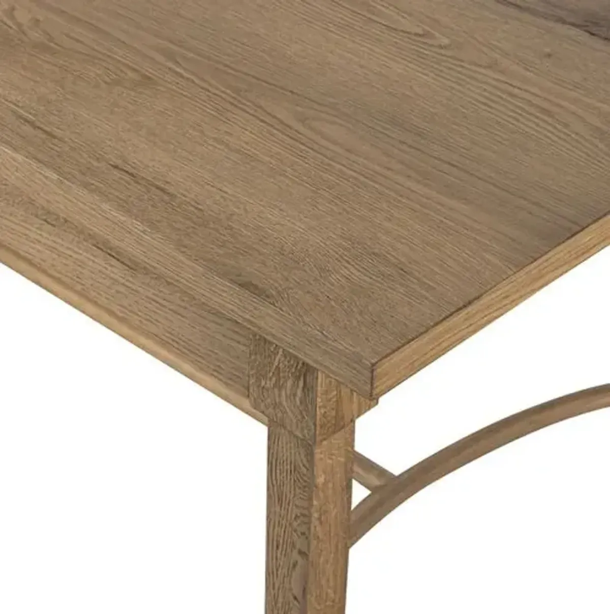 Edison Dining Table - Worn Oak Veneer - Amber Lewis x Four Hands