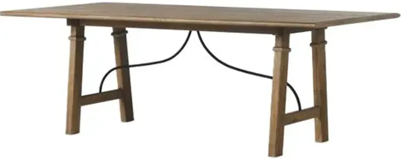 Fritz Dining Table - Drifted Oak - Amber Lewis x Four Hands