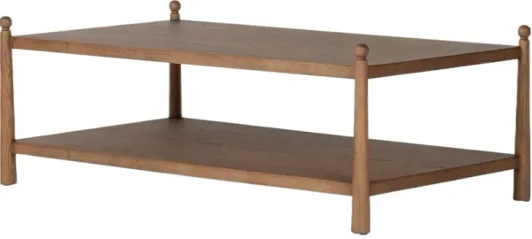 Eldridge Coffee Table, Amber Ash