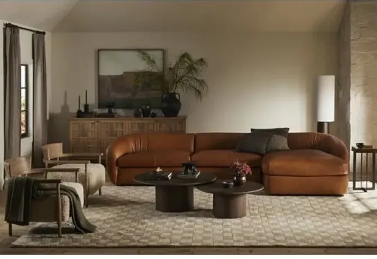 Bennett Accent Chair - Beige Shearling - Amber Lewis x Four Hands, Comfortable, Durable, Cushioned