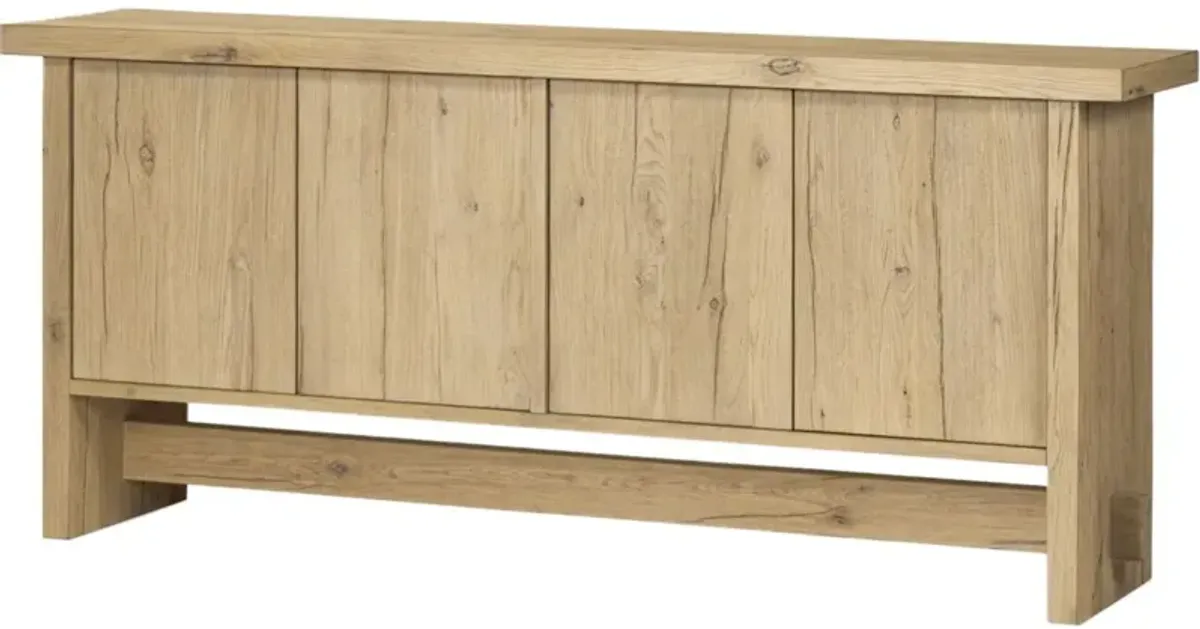 Norely Sideboard, Light Blonde Oak Veneer