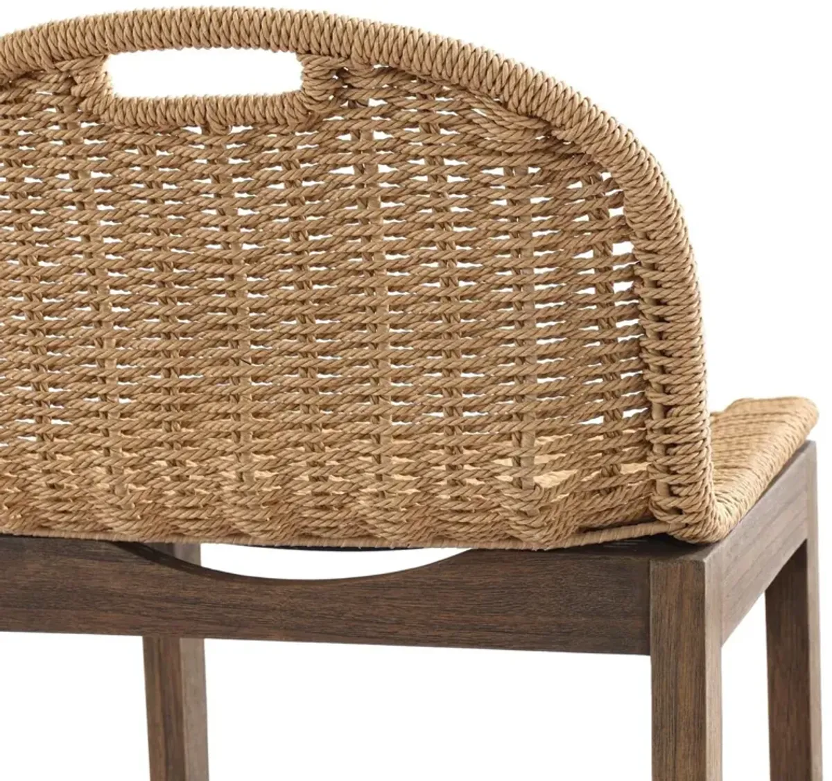 Tiffer Woven Counter Stool, Textured Natural