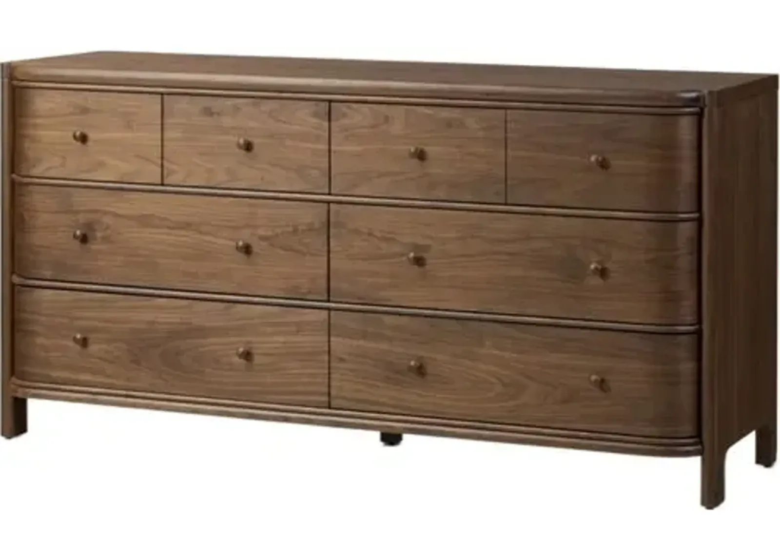 Agatha 8-Drawer Dresser - Dark Brown Walnut - Amber Lewis x Four Hands